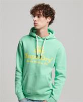 Superdry Mens Vintage Venue Neon Hoodie - S Regular