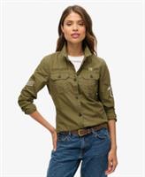 Superdry Womens Military Shirt - 12 Regular