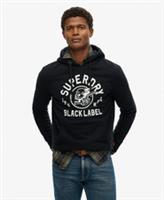 Superdry Mens Black Label Hoodie - L Regular