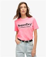 Superdry Womens Metallic Venue Relaxed Tee - 8 Regular