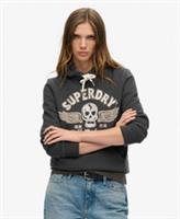 Superdry Womens Embellished Poster Graphic Hoodie - 12 Regular
