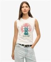 Superdry Womens Superdry Womens X Komodo Globe Trotter Vest Top - 12 Regular