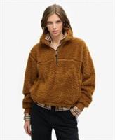 Superdry Womens Super Soft Zip Half Zip Jumper - 14 Regular