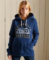 Superdry Womens Script Style College Hoodie - 8 Regular