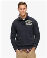 Superdry Mens Vintage Athletic Half Button Jumper Size S - S Regular