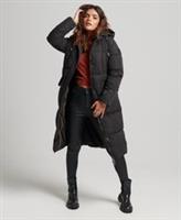 Superdry Womens Microfibre Hooded Puffer Coat - 8 Regular