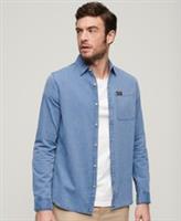 Superdry Mens Organic Cotton Long Sleeve Denim Shirt - S Regular
