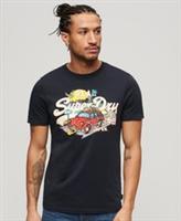Superdry Mens La Vintage Logo Graphic T-Shirt - M Regular