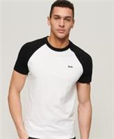 Superdry Mens Organic Cotton Essential Logo Baseball T-Shirt Size Xxl - XXL Regular