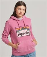 Superdry Womens 90S Terrain Graphic Hoodie Size 8 - 8 Regular