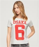 Superdry Womens Osaka Graphic Fitted T-Shirt Size 6 - 6 Regular