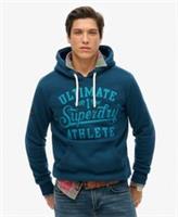 Superdry Mens Athletic Script Embroidered Graphic Hoodie Size M - M Regular