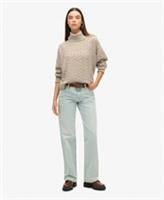 Superdry Womens Mid Rise Wide Leg Jeans Size 24/30 - 24/30 Regular