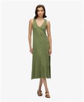 Superdry Womens Beach Jersey Midi Dress - 10 Regular