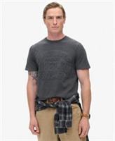 Superdry Mens Embossed Logo Graphic T-Shirt - L Regular