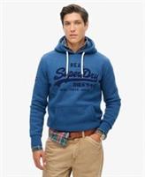 Superdry Mens Tonal Vintage Logo Hoodie - S Regular