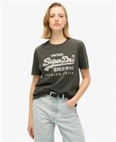Superdry Womens Embellished Vl Graphic T Shirt - 12 Regular
