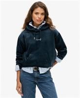 Superdry Womens Country Club Velour Loose Hoodie - 8 Regular