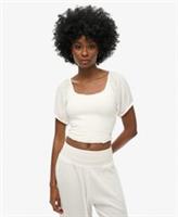 Superdry Womens Smocked Woven Top - 14 Regular