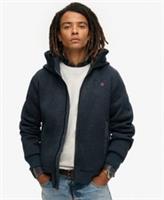 Superdry Mens Hooded Bonded Knit Bomber Jacket - XL Regular