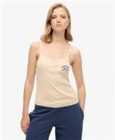 Superdry Womens Athletic Essentials Button Down Cami Top - 14-16 Regular
