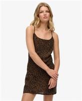 Superdry Womens Bias Cut Mini Slip Dress - 12 Regular