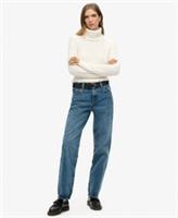 Superdry Womens Mid Rise Wide Leg Jeans - 32/30 Regular