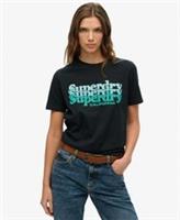 Superdry Womens Stacked T-Shirt - 14 Regular