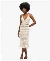 Superdry Womens Crochet Tassel Midi Dress - 10 Regular