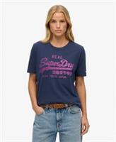 Superdry Womens Vintage Logo Fade T-Shirt - 14 Regular