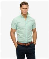 Superdry Mens Cotton Linen Short Sleeve Shirt Size S - S Regular