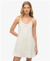 Superdry Womens Lace Button Through Cami Dress - 10 Regular