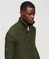 Superdry Mens Chunky Knit Button Neck Jumper - XL Regular