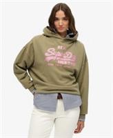 Superdry Womens Vintage Logo Rhinestone Hoodie - 14 Regular