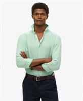 Superdry Mens Vacation Long Sleeved Linen Shirt - L Regular
