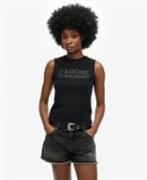 Superdry Womens Sport Luxe Fitted Tank Top - 8 Regular