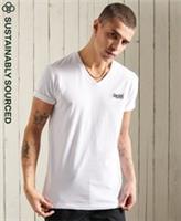 Superdry Mens Orange Label Vintage Embroidery V-Neck T-Shirt - XXS Regular