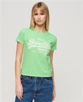 Superdry Womens Neon Graphic Fitted T-Shirt - 10 Regular