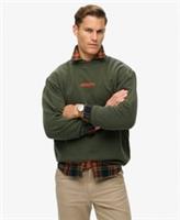 Superdry Mens Micro Logo Graphic Loose Crew Sweatshirt - XL Regular