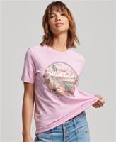 Superdry Womens Vintage Logo Narrative T-Shirt Size 10 - 10 Regular