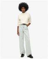 Superdry Womens Organic Cotton Wide Leg Jeans - 28/30 Regular