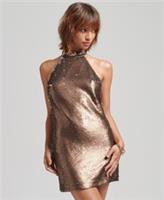 Superdry Womens Sparkly Halter Mini Dress - 12 Regular