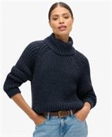Superdry Womens Slouchy Stitch Roll Neck Knit - 8 Regular