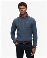 Superdry Mens Jacob Cable Knit Jumper - XXL Regular