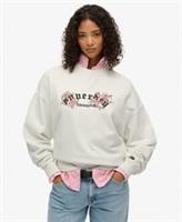 Superdry Womens Night Garden Oversized Crew Sweatshirt - 8 Regular