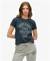 Superdry Womens Athletic Graphic Fitted T-Shirt - 8 Regular