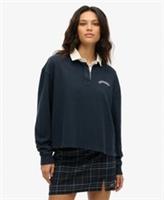 Superdry Womens Athletic Essentials Graphic Rugby Shirt - 14 Regular