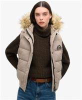 Superdry Womens Everest Faux Fur Gilet - 8 Regular