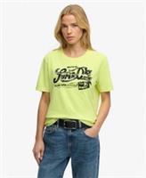 Superdry Womens Punk Poster Relaxed T-Shirt - 6 Regular