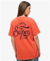 Superdry Womens Oversized Copper Label Chest Graphic T-Shirt - L Regular
